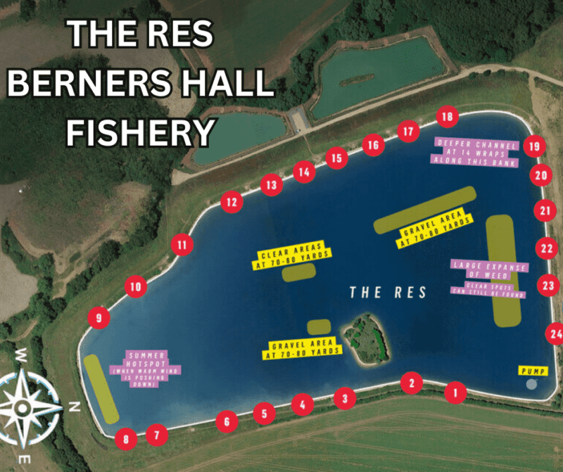48HRS FISHING AT BERNERS HALL FOR YOU & A FRIEND! UK Carp Tech
