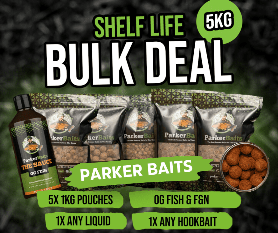 5KG PARKER BAITS SHELF LIFE BUNDLE UK Carp Tech