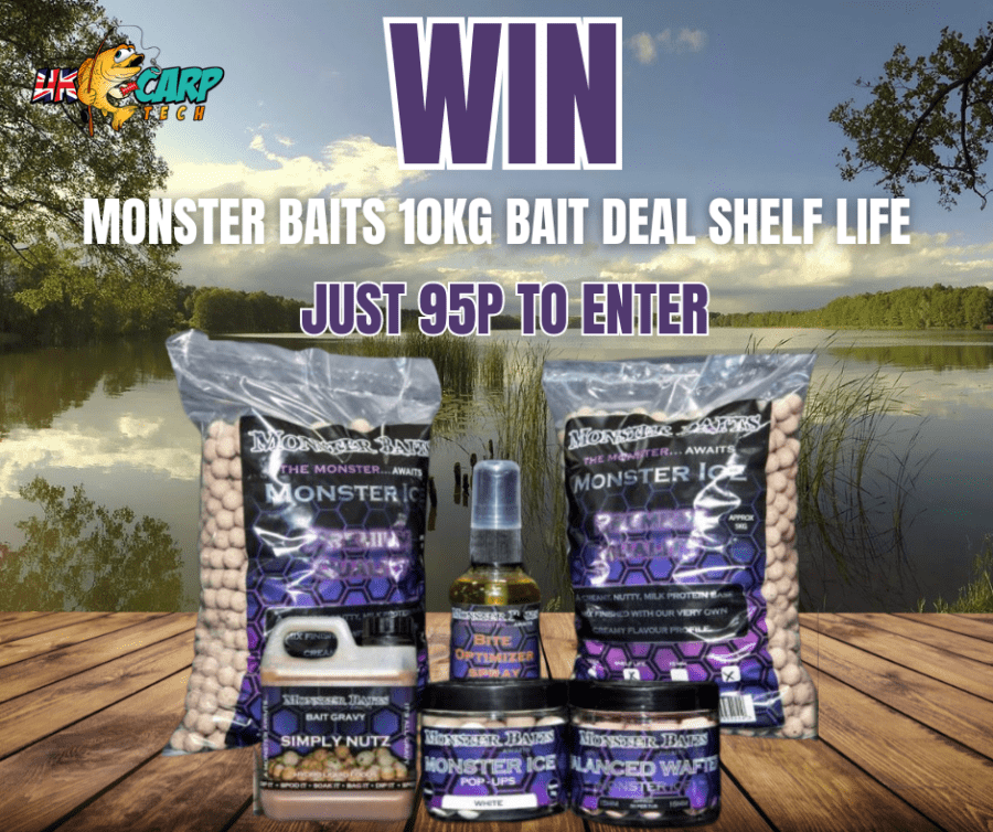 Monster baits 10KG Bait Deal Shelf life UK Carp Tech