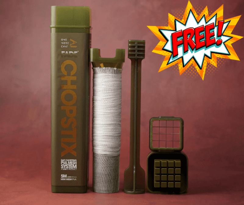 FREE ONE MORE CAST CHOPSTIX BAIT CHOPPING FADE PVA MESH SYSTEM