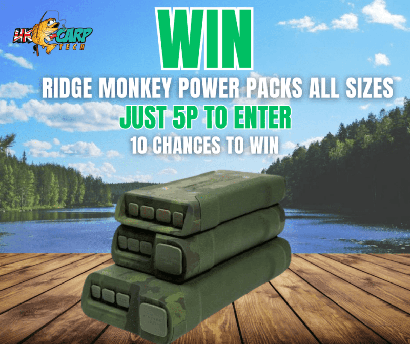 Ridge Monkey Power Packs All Sizes 10 Instant Wins No Draw