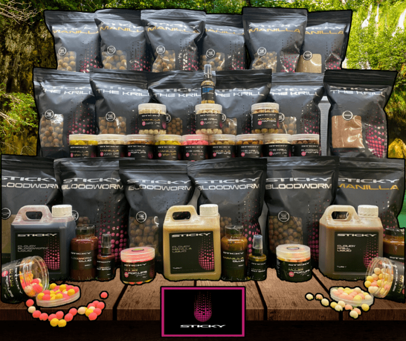 MOUNTAIN OF STICKY BAITS ALL FLAVOURS