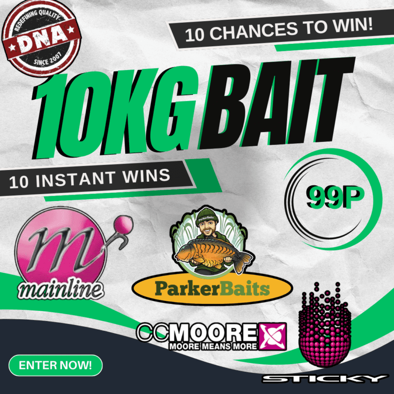 10 CHANCES TO WIN A 10KG BAIT BUNDLE TOP 5 BAIT BRANDS