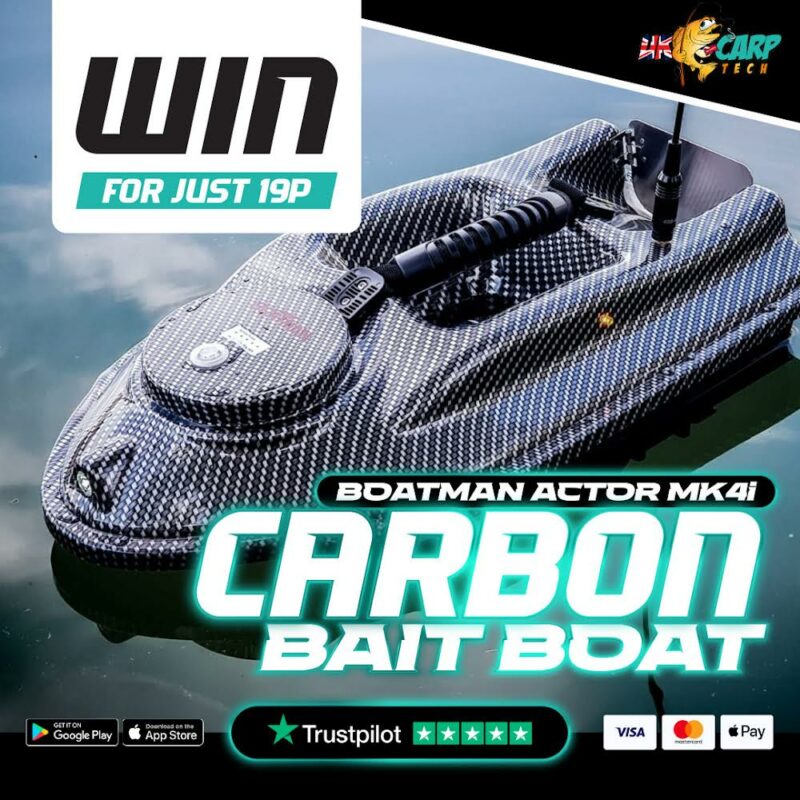BOATMAN ACTOR MK4i CARBON BAIT BOAT (BIGGER BATTERY 10AH)