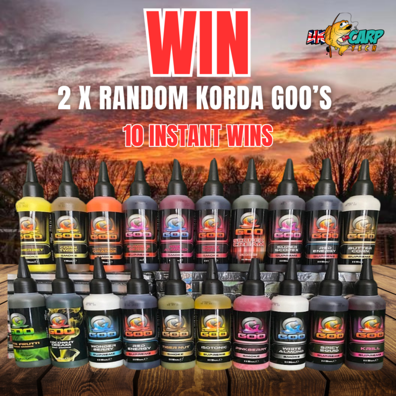 10 CHANCES TO WIN 2 X RANDOM KORDA GOO’S