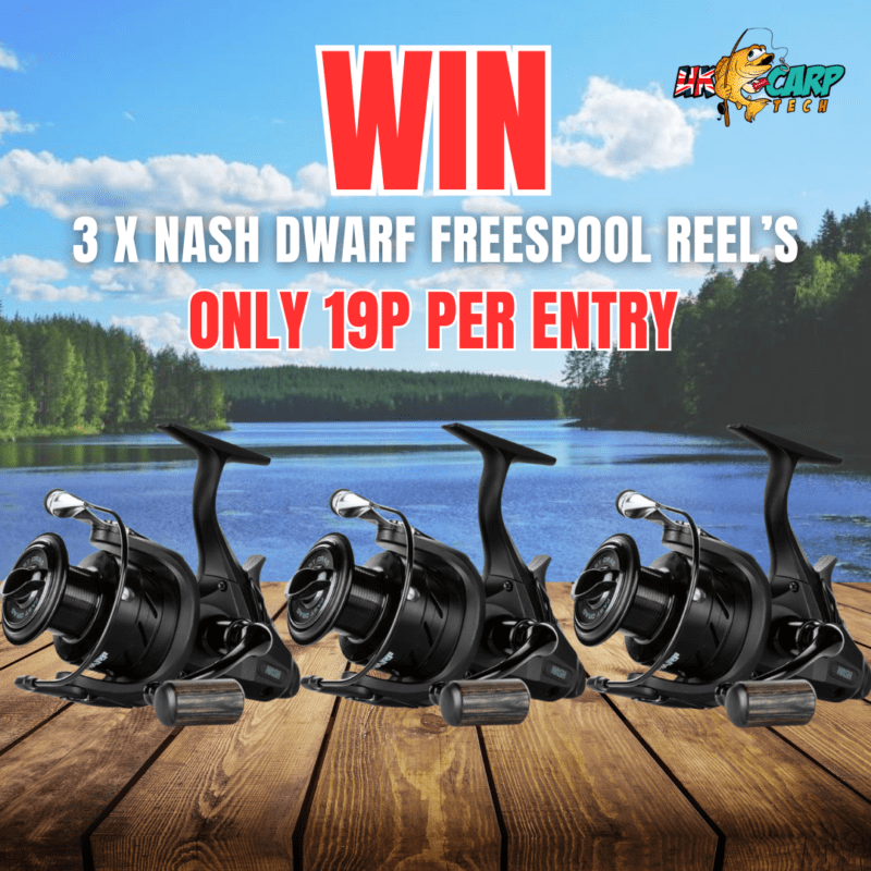 3 X Nash Dwarf Freespool Fishing Reel'S