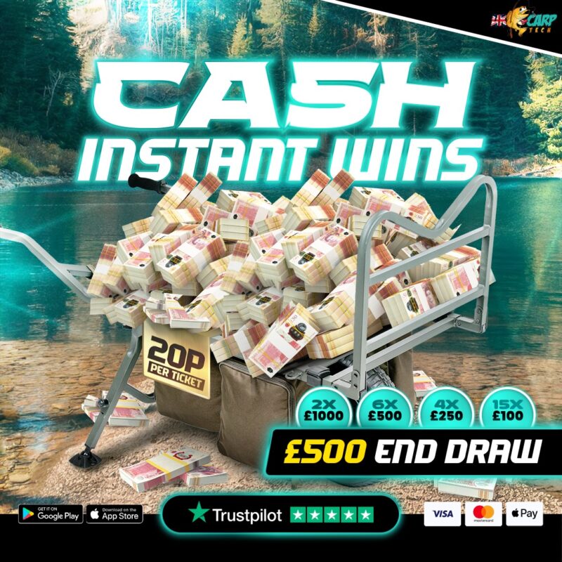137 CASH INSTANT WINS WITH A £500 END DRAW!
