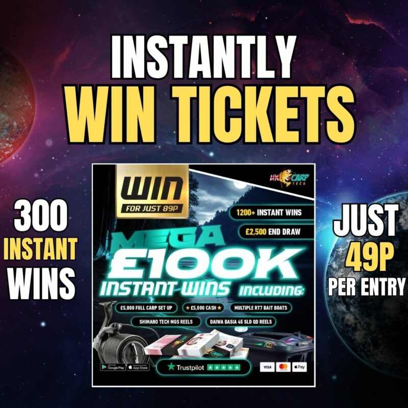 Win Tickets Into The £100,000 Mega Comp!