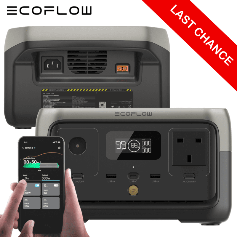 LIVE TODAY ONLY! ECOFLOW RIVER 2 POWER STATION