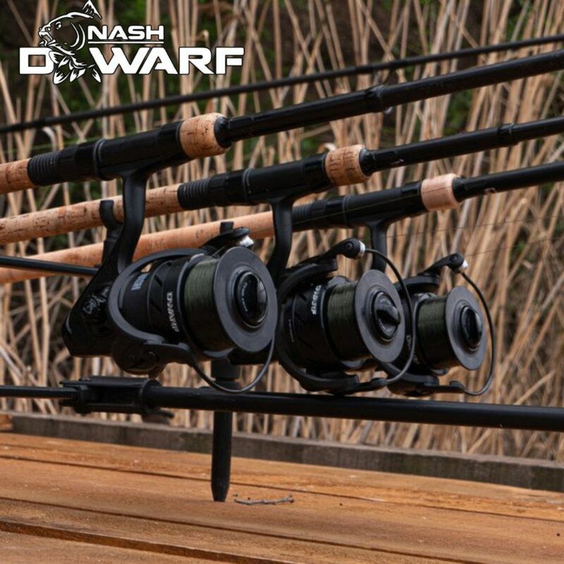 10 SETS OF NASH DWARF COMPACT BIG PIT REELS TO WIN INSTANTLY