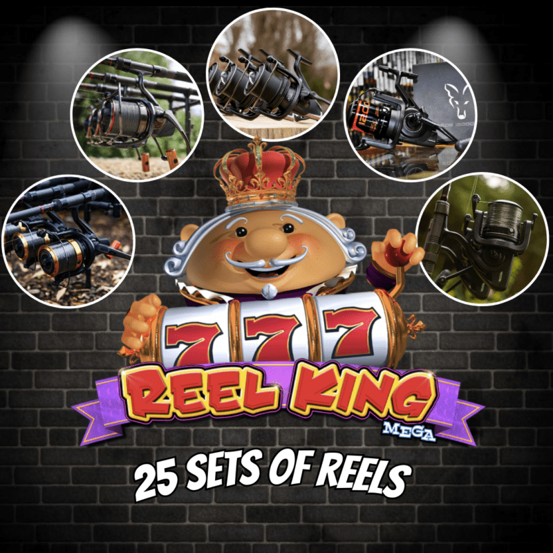 THE REEL KING 25 SETS OF REEL'S TO BE WON