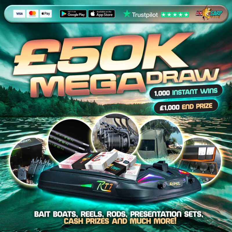 £50,000 MEGA COMP WITH 1000 INSTANT WINS PLUS £1000 END DRAW!