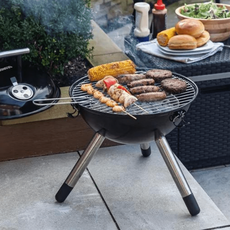GEORGE FOREMAN Portable Kettle Charcoal BBQ