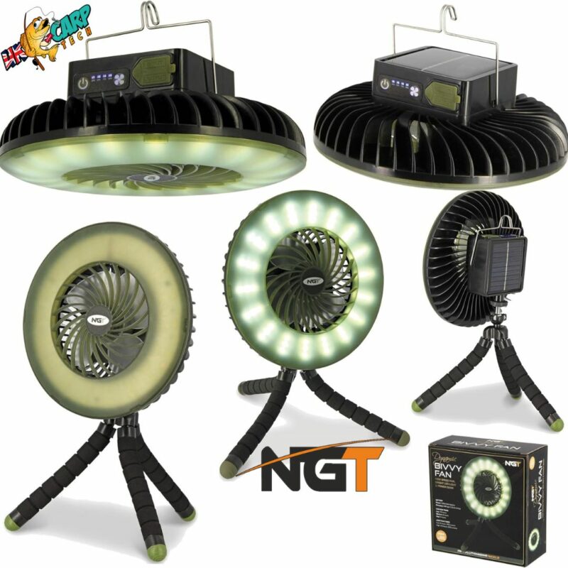 WIN A NGT SOLAR BIVVY FAN & POWER BANK + 5 MORE AS INSTANT WINS!