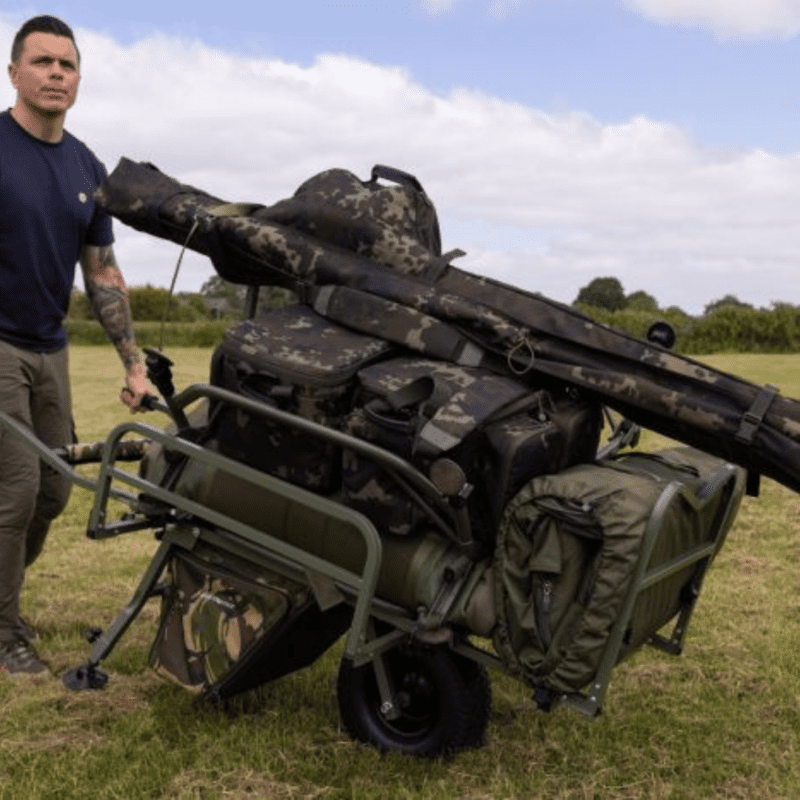 Carp Porter MK2 Fat Boy DPM Fishing Barrow