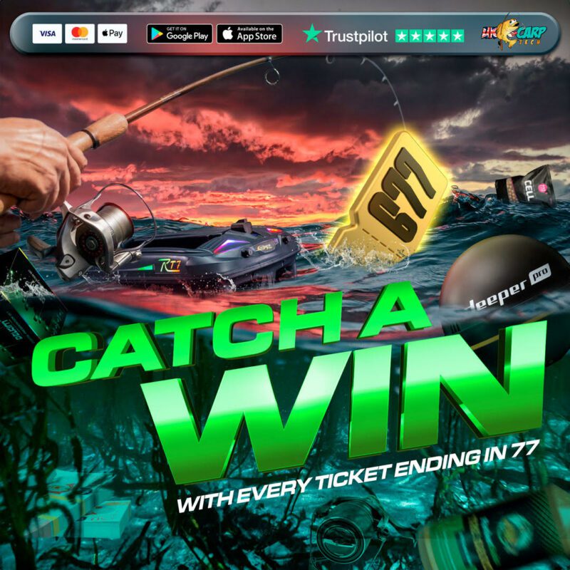 CATCH A WIN ALL TICKETS ENDING WITH 77 ARE PRIZES! 1500 PRIZES!
