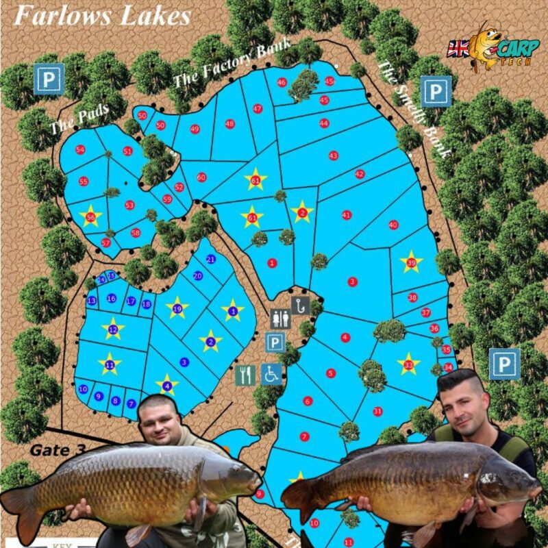 WIN 48HRS FISHING AT THE FAMOUS FARLOWS LAKES FOR 2 ANGLERS!