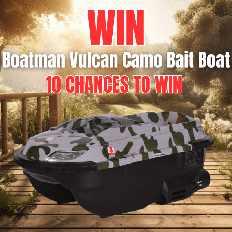 10 x Boatman Vulcan Camo Bait Boats To Be Won
