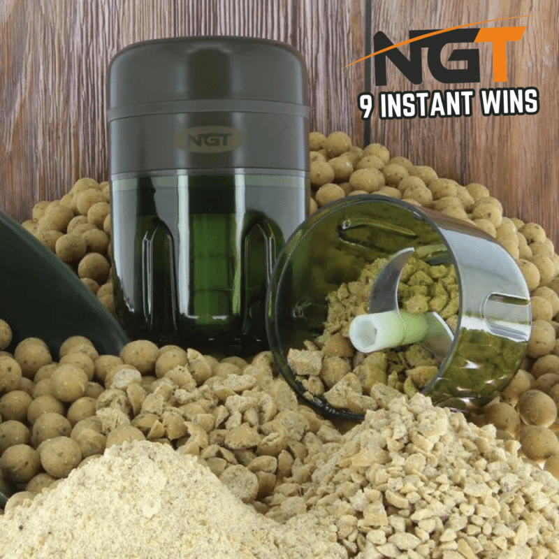 WIN A NGT ELECTRIC BOILIE GRINDER PLUS 9 MORE AS INSTANT WINS!