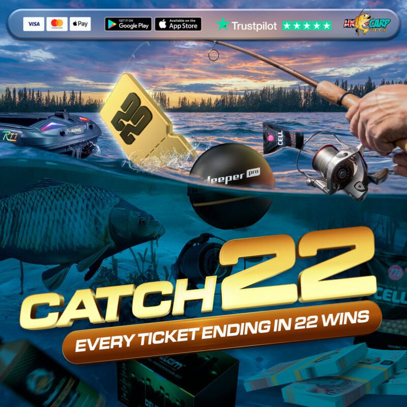 CATCH 22 ALL TICKETS ENDING IN 22 WIN £20,000 IN PRIZES!
