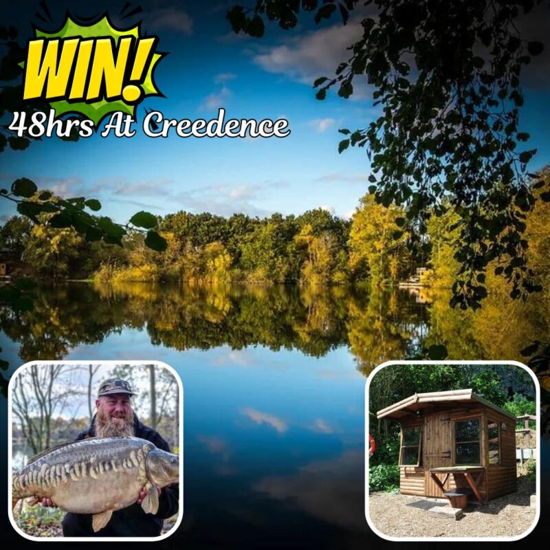 WIN 48HRS AT CREEDENCE FISHERY FOR YOU & 4 FRIENDS!