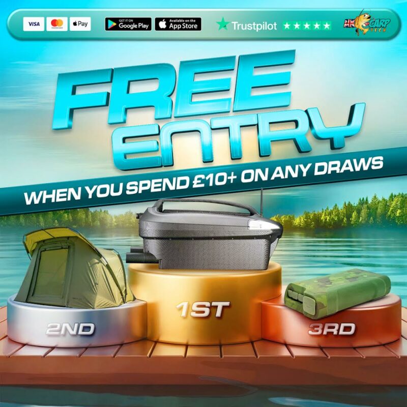 SPEND £10 OR MORE ON ANY COMP FOR FREE PRIZE ENTRY!