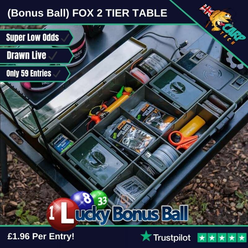(LOTTERY BONUS BALL) FOX 2 TIER TABLE