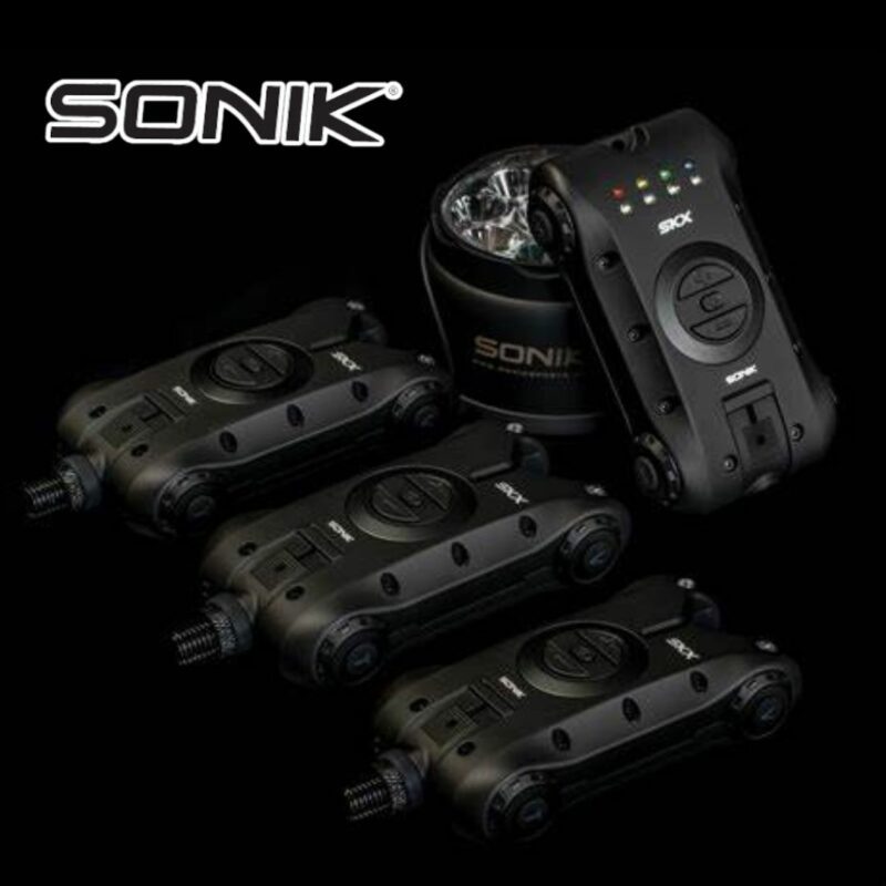 SONIK SKX 3+1 BITE ALARM SET & BIVVY LAMP