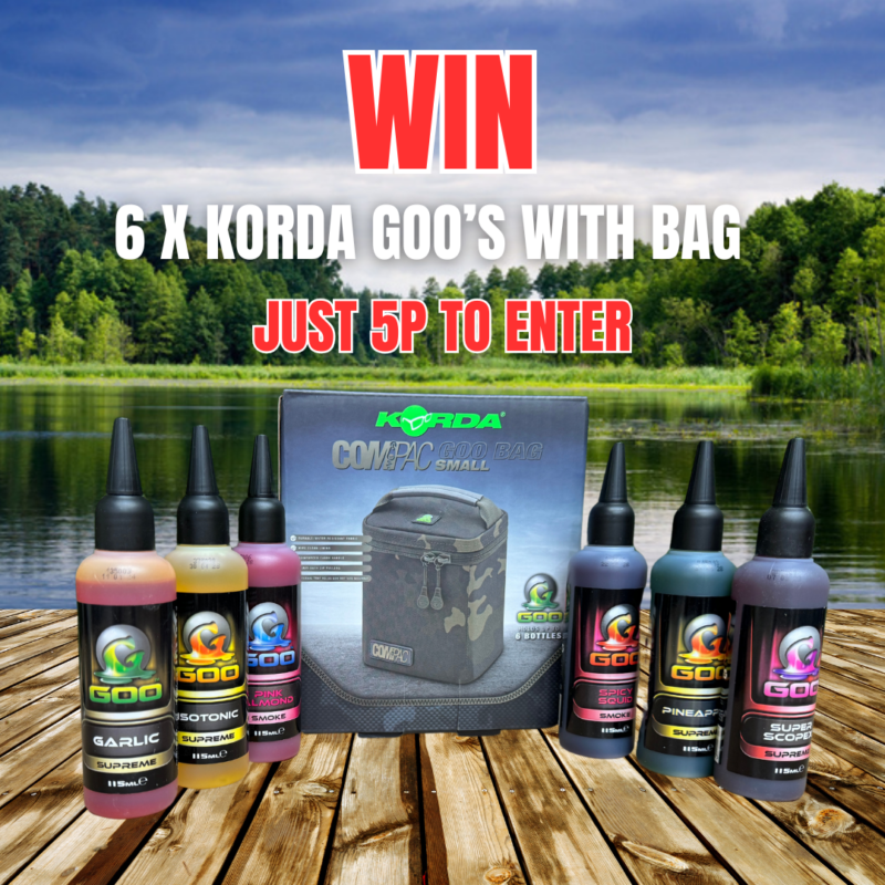 6 X KORDA GOO'S WITH BAG