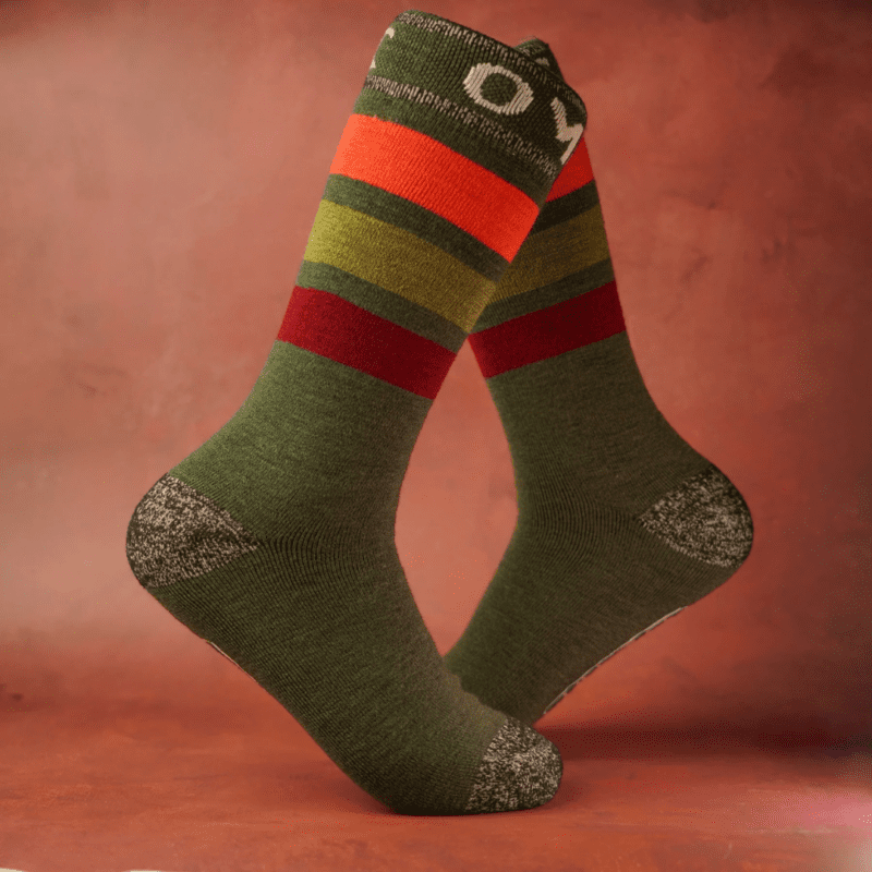 10 SET'S ONE MORE CAST PRIMROSE HEEL MERINO WOOL SOCKS