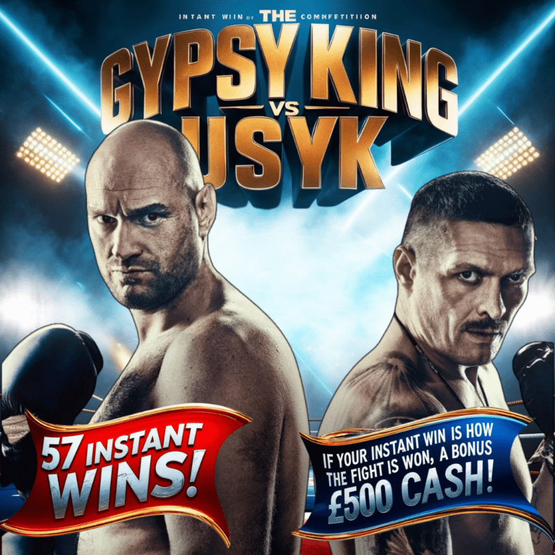 TYSON FURY vs OLEKSANDR USYK INSTANT WIN