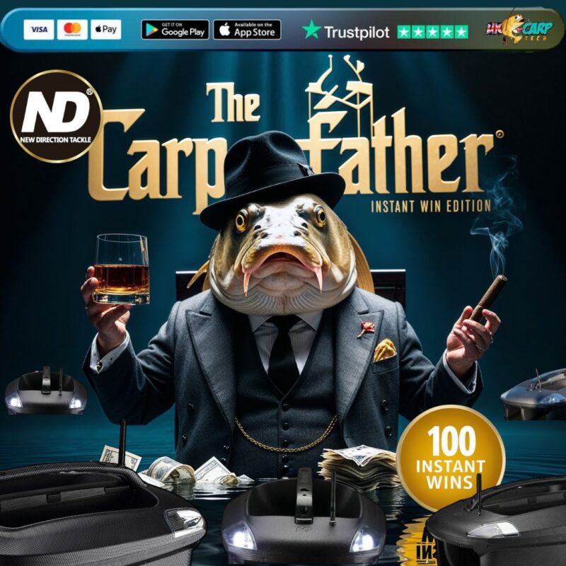 THE CARP FATHER WIN A NEW DIRECTION 2 BAIT BOAT PLUS ANOTHER 100 AS INSTANT WINS!