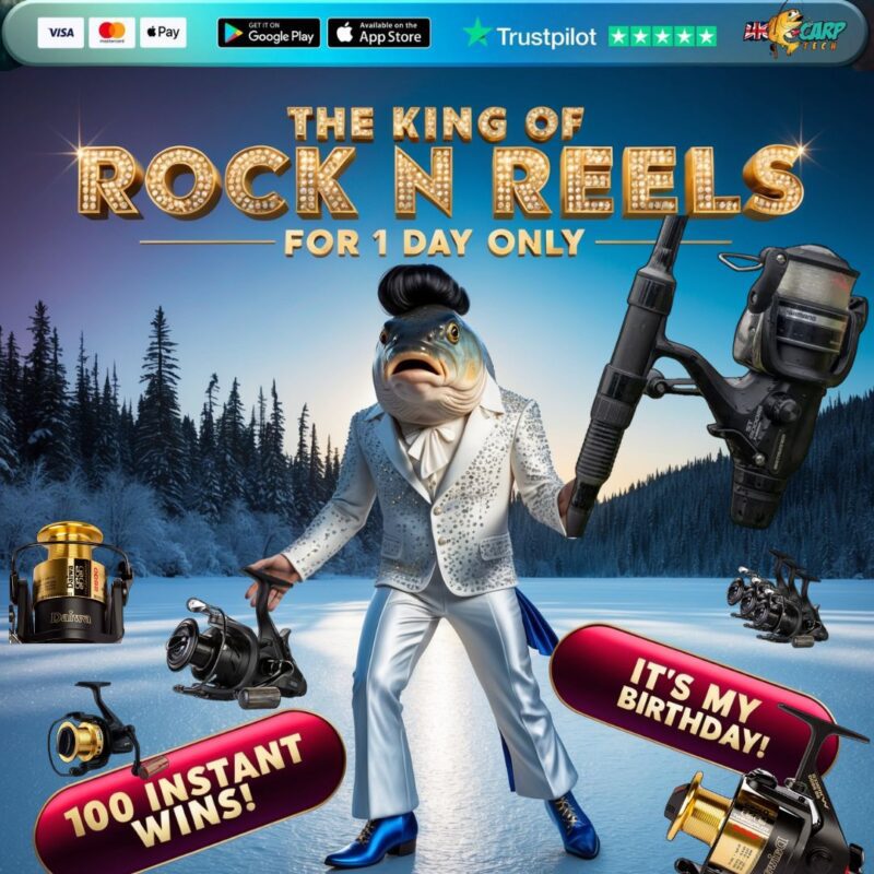 THE KING OF ROCK & REELS ELVIS BIRTHDAY TODAY! 100 INSTANT WINS