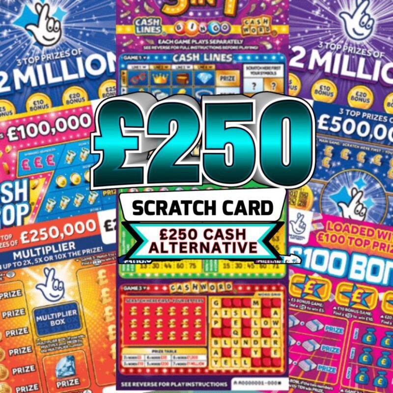 £250 SCRATCH CARD BUNDLE