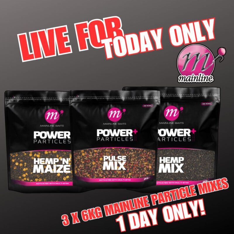 TODAY ONLY 6KG MAINLINE PARTICLE (AUTO DRAW)