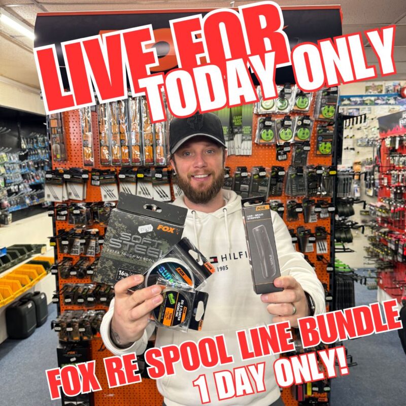 TODAY ONLY FOX RE SPOOL LINE BUNDLE (AUTO DRAW)