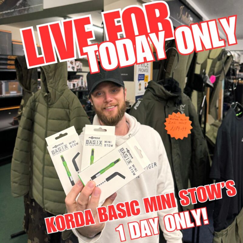 TODAY ONLY KORDA BASIC MINI STOW’S (AUTO DRAW)