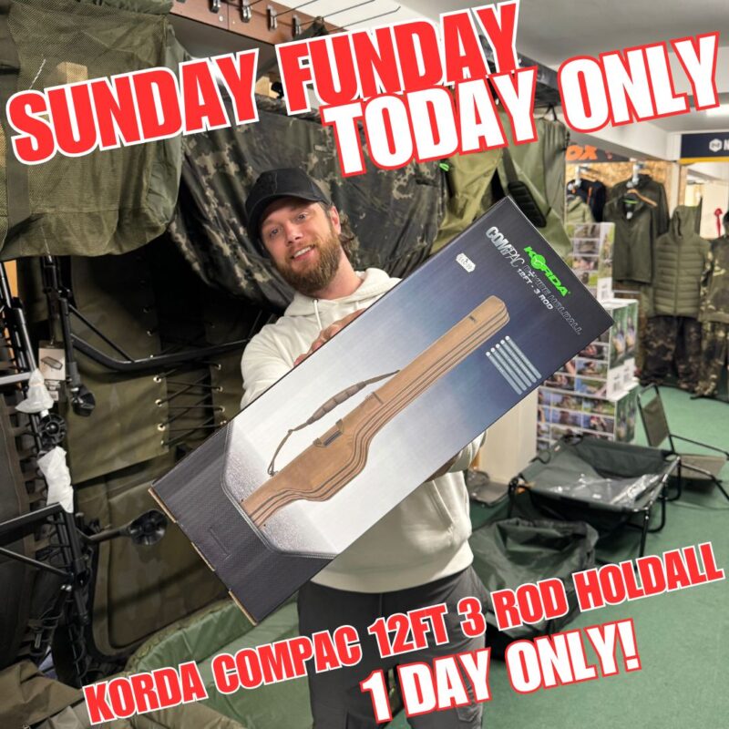 SUNDAY FUNDAY KORDA COMPAC 12FT 3 ROD HOLDALL (AUTO DRAW)