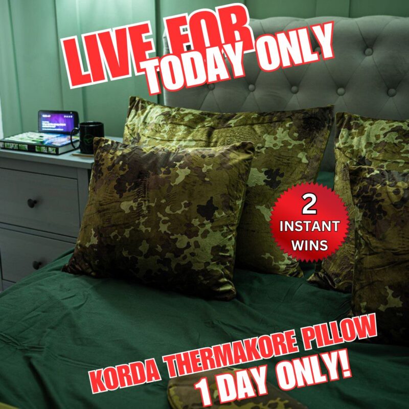 3 CHANCES TO WIN A KORDA THERMAKORE PILLOW (AUTO DRAW)