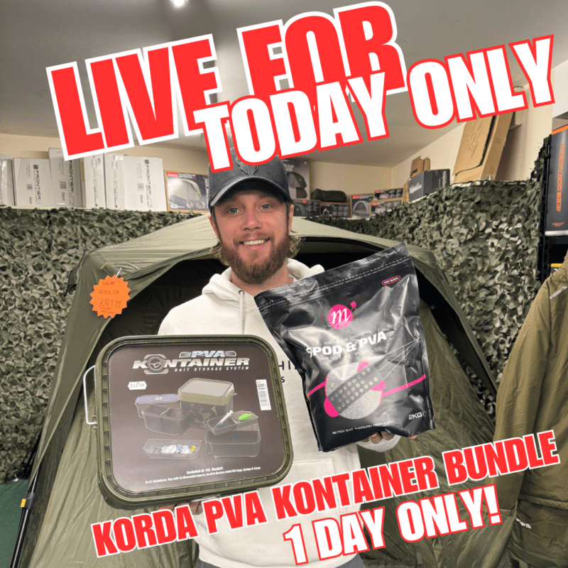 TODAY ONLY KORDA PVA KONTAINER BUNDLE (AUTO DRAW)