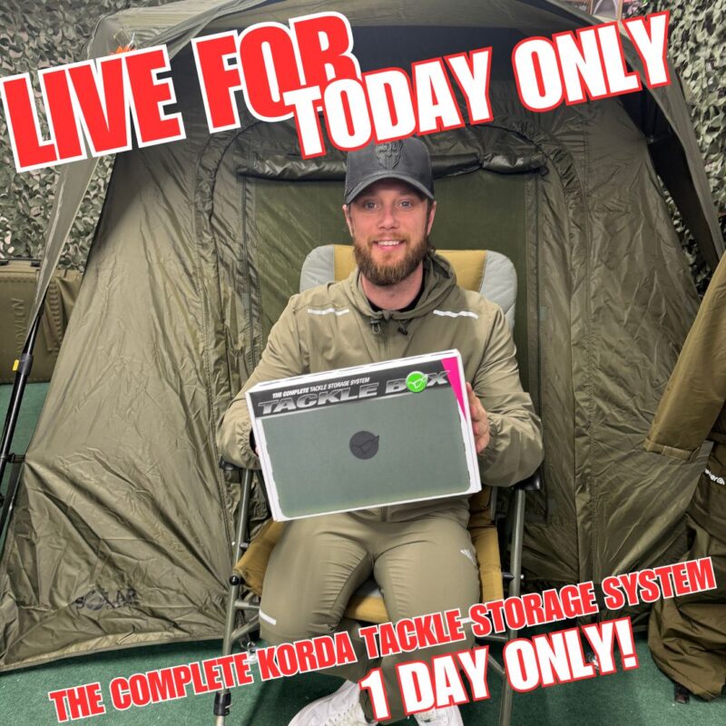 SUNDAY FUNDAY THE COMPLETE KORDA TACKLE STORAGE (AUTO DRAW)