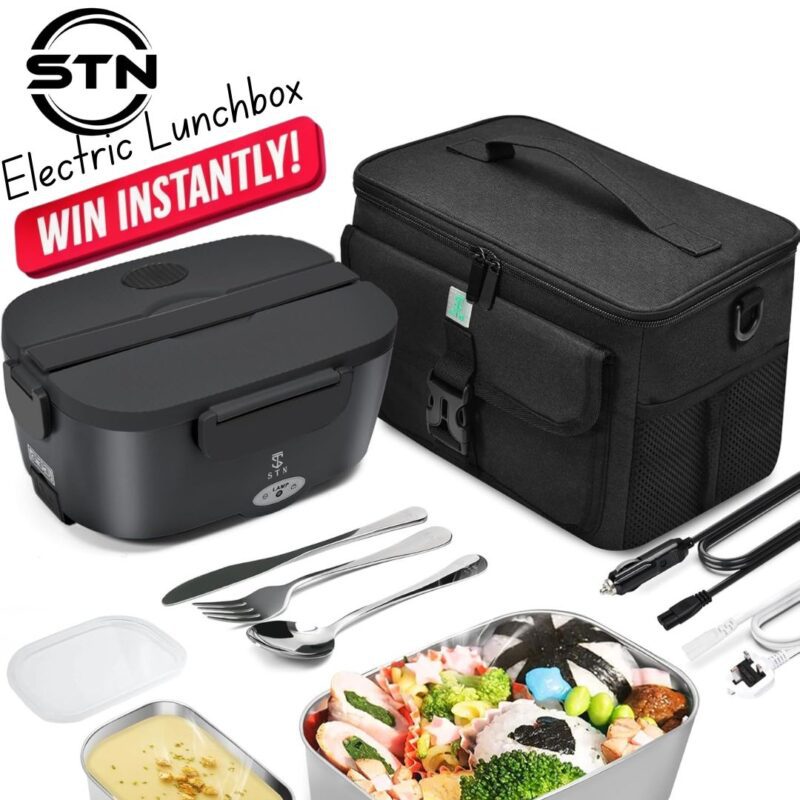 10 CHANCES TO WIN A ELECTRIC LUNCH BOX