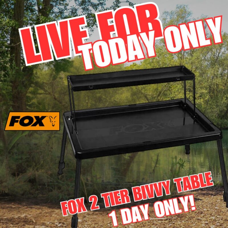 FOX 2 TIER BIVVY TABLE (AUTO DRAW)