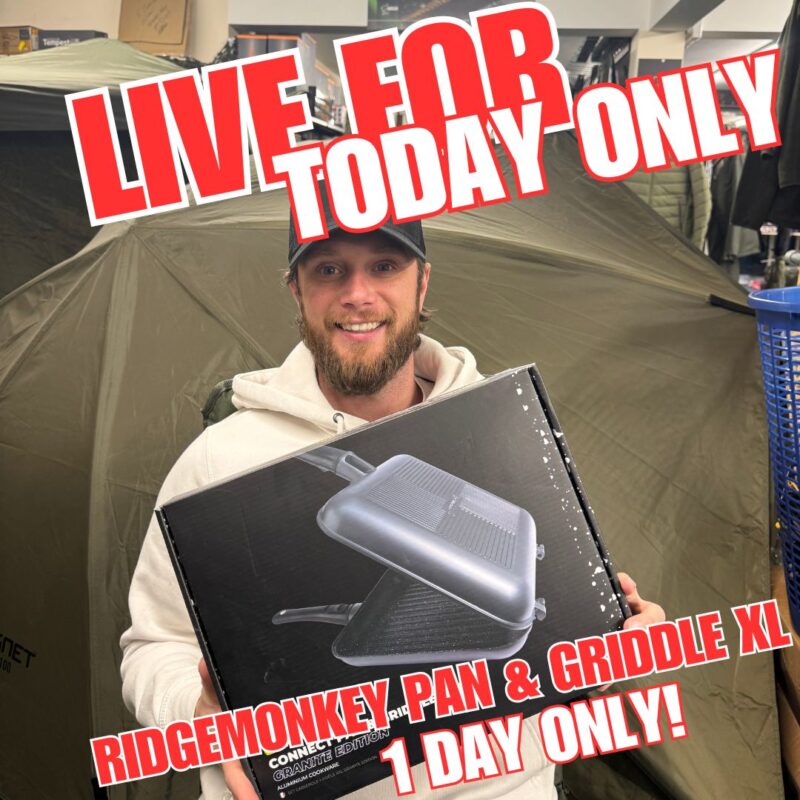 TODAY ONLY RIDGEMONKY PAN & GRIDDLE XL (AUTO DRAW)