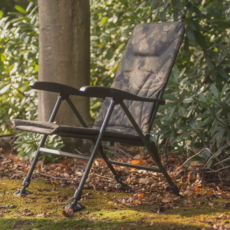 Solar Undercover Camo Reclining Fishing Chair