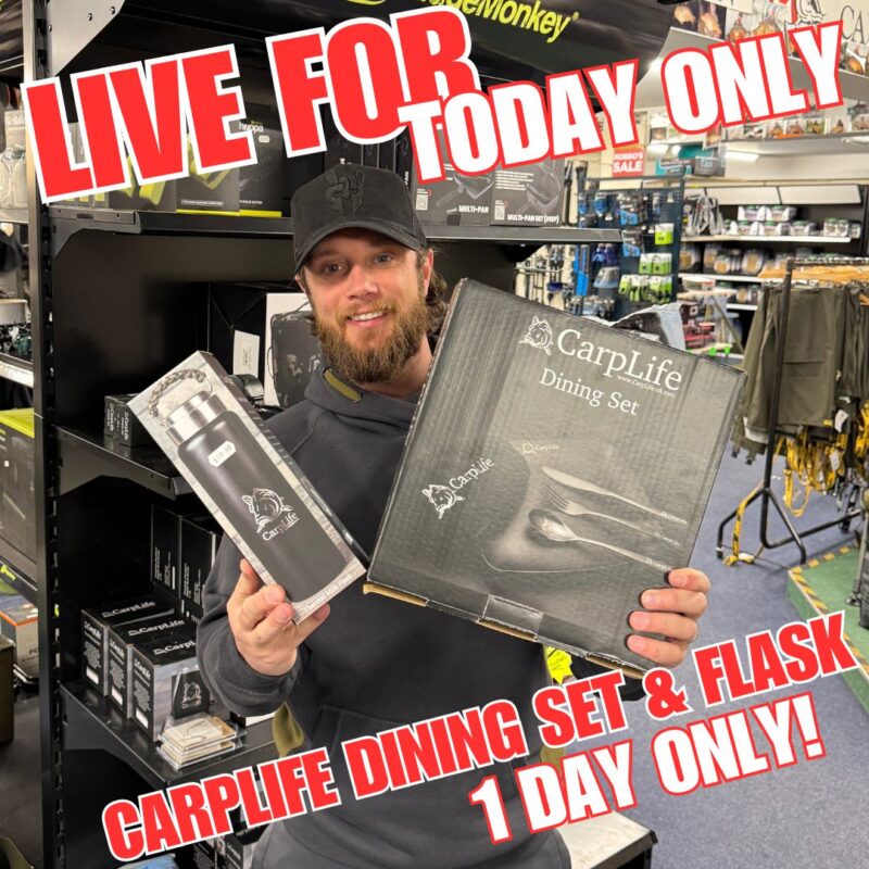 TODAY ONLY CARPLIFE DINING SET & FLASK (AUTO DRAW)