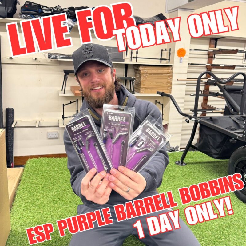 TODAY ONLY ESP PURPLE BARRELL BOBBINS (AUTO DRAW)