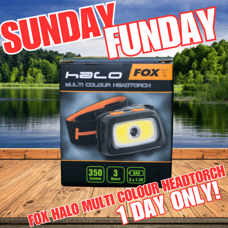 SUNDAY FUNDAY Fox Halo Multi Colour Headtorch (AUTO DRAW)