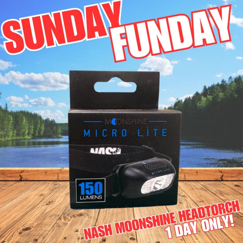 SUNDAY FUNDAY NASH MOONSHINE HEAD TORCH (AUTO DRAW)