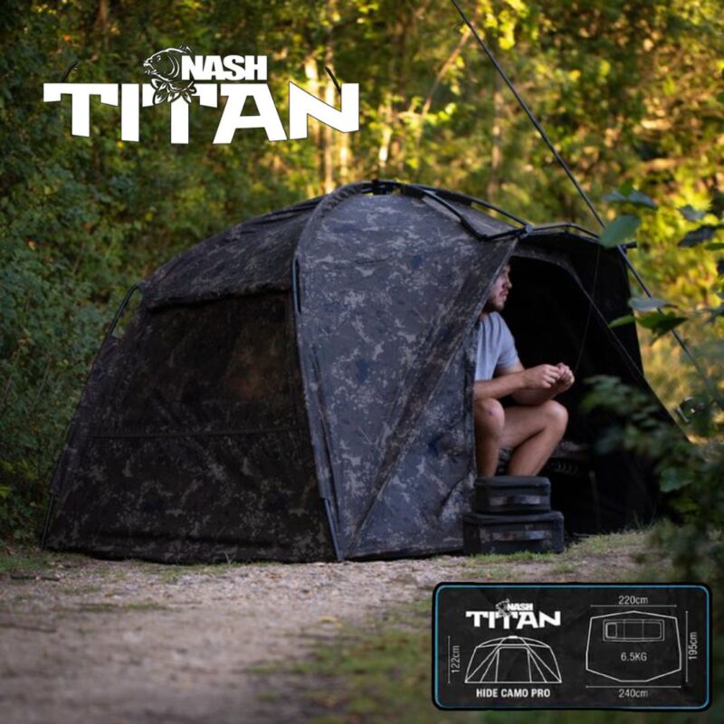 Nash Titan Fishing Hide Camo Pro